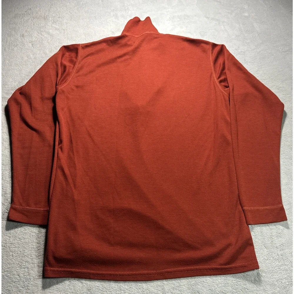 Y2k Patagonia Capilene Thermal Mid Weight Sweater Mens Small Baselayer Orange